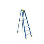 LADDER SINGLE SIDED PRO FIBREGLASS LEANSAFE 8 IND PUNCHLOCK 2.4M 150KG AS1892 BAILEY