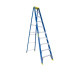 LADDER SINGLE SIDED PRO FIBREGLASS LEANSAFE 11 IND PUNCHLOCK 3.0M 150KG AS1892 BAILEY