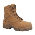 SAFETY BOOTS LACE UP H/LEG COMP TOE WHEAT SZ 10 45-632 OLIVER