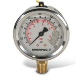 ENERPAC GAUGE G SERIES LOWER MOUNT 63MM FACE 0-160 PSI G2510L