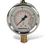 ENERPAC GAUGE G SERIES LOWER MOUNT 63MM FACE 0-200 PSI G2511L
