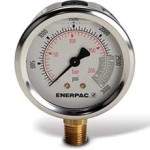 ENERPAC GAUGE G SERIES LOWER MOUNT 63MM FACE 0-3000 PSI G2516L