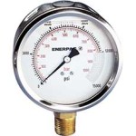 ENERPAC GAUGE G SERIES 1/2NPT LOW MOUNT 100MM FACE 0-15000 PSI G4040L