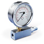 ENERPAC GAUGE G SERIES 1/4NPT LOW MOUNT 100MM FACE 0-15000 PSI G4089L