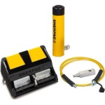 ENERPAC HOLLOW CYLINDER 20T X 49MM & AIR PUMP SET SCH202XA