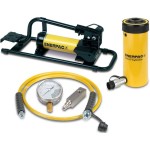 ENERPAC HOLLOW CYLINDER 30T X 64MM & FOOT PUMP SET SCH302FP
