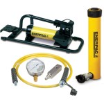 ENERPAC CYLINDER 10T X 257MM & FOOT PUMP SET SCR1010FP