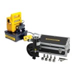 ENERPAC HYDRAULIC PUNCH & STANDARD DIE SET WITH PUMP 35T SP35PE