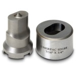 ENERPAC PUNCH AND DIE SET OBLONG HOLE SHAPE 11.1 X 19MM SPD188
