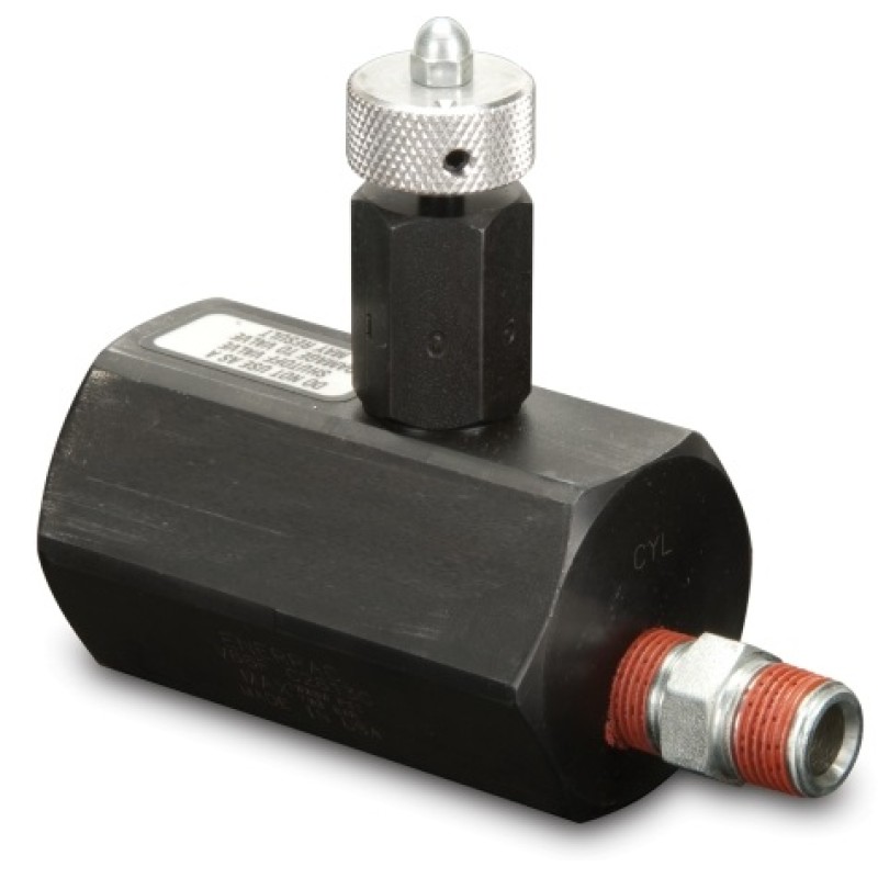 ENERPAC CHECK VALVE WITH BUILT IN RELIEFFINE METERING 3/8 NPT V66F