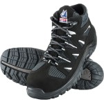 SHOE DARWIN SZ 8 COMPOSITE TOE TPU SOLE LACE UP BLACK 311401 STEEL BLUE