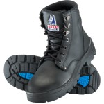 BOOT ARGYLE SZ 10.5 NON-SAFETY TPU SOLE LACE UP BLACK 310102 STEEL BLUE