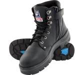 BOOT ARGYLE SZ 4 NON-SAFETY TPU SOLE ZIP BLACK 312152 STEEL BLUE