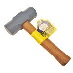 CLUB / MASONS HAMMER NORMALISED WOODEN HANDLE 1.35KG