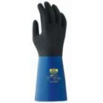 GLOVES RUBIFLEX 35CM BLUE SPECIAL NBR XTRAGRIP PALM COATING SZ 8