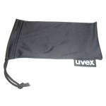 BAG GLASSES SATIN BLACK WITH CORD