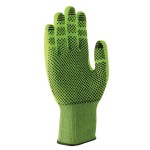 GLOVES C500 HPV DOT PALM COATED LIME/ANTHRACITE DRY CUT C SZ 11
