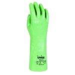GLOVES RUBIFLEX F/COAT GREEN RE-INFORCED 40CM SZ 10