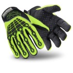 GLOVES HI-VIS 4026 CHROME SERIES C/W IMPACT PROTECTION CUT F SZ 7 HEXARMOR