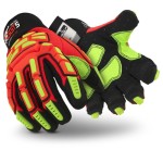 GLOVES 4021X GATOR GRIP GGT5 MUD IMPACT PROTECTION CUT F SZ 7 HEXARMOR