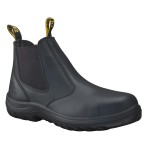 SAFETY BOOTS SLIP ON ELASTIC SIDED BLACK SZ 4 34-620 OLIVER