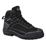 SAFETY SHOES 34 SERIES LACE UP ANKLE JOGGER BLACK SZ 8 34-623 OLIVER