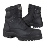 BOOT COMPOSITE TOE 45-645Z TPU SOLE BUMP CAP ZIP BLACK SZ 7.5 OLIVER