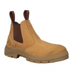 SAFETY BOOTS SLIP ON ELASTIC SIDED WHEAT SZ 9.5 55-322 OLIVER