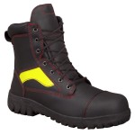 F/FIGHTER BOOT 66 SERIES 180MM H/LEG L/UP WILDLAND BLK SZ 8 66-460 OLIVER