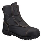 SAFETY BOOTS SMELTER VELCRO BLACK SZ 11 66-398 OLIVER