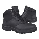 NON SAFETY BOOTS 26 SERIES LACE UP SIDE ZIP BLACK SZ 9.5 26-660 OLIVER