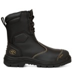 BOOT STEEL TOE 55-380 NITRILE BUMP CAP ZIP BLACK SZ 4 OLIVER
