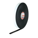 PVC / NITRILE FOAM TAPE 12MM X 3MM X 9M BLACK 50601 TESA