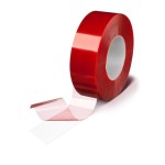 DOUBLE SIDED POLYESTER TAPE 18MM X 50M TRANSLUCENT 51966 TESA