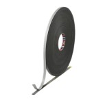 NEOPRENE RUBBER FOAM TAPE 12MM X 3.2MM X 25M BLACK 61112 TESA