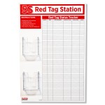 5S RED TAG STATION & WHITEBOARD