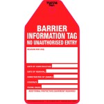 BARRIER INFORMATION TUFFA TAGS