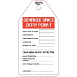 CONFINED SPACE ENTRY PERMIT TUFFA TAGS