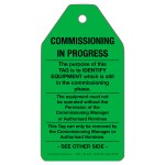 COMMISSIONING IN PROGRESS TUFFA TAGS