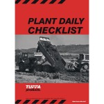 DAILY PLANT CHECKLIST BOOK