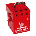 GROUP LOCK BOX RED 7