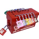 GROUP LOCK BOX RED 13