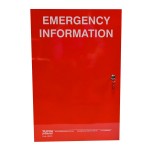 EMERGENCY INFORMATION 003 KEYED CABINET