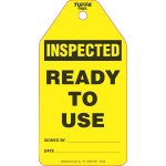 INSPECTED READY TO USE TUFFA TAGS
