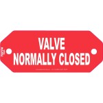 VALVE NORMALLY CLOSED RED TUFFA TAG