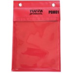 A4 PERMIT DOCUMENT HOLDER RED