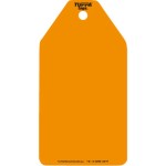 ORANGE PLAIN TUFFA TAGS