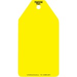 YELLOW PLAIN TUFFA TAGS