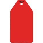 RED PLAIN TUFFA TAGS