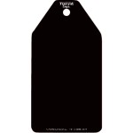 BLACK PLAIN TUFFA TAGS